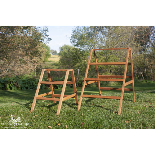 Coops & Feathers Portable AFrame Roosting Ladder & Reviews Wayfair